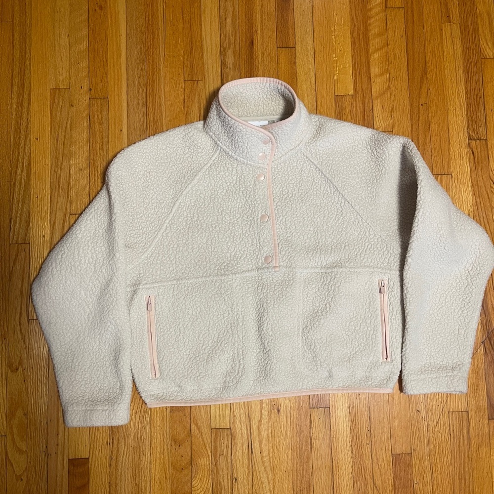 Sunday Best Cream Fleece Jacket